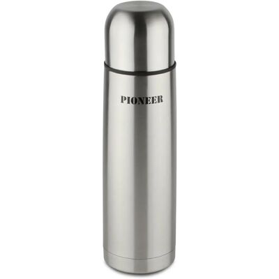 Pioneer Vacuum Flask 0.5L Stainless Steel - Keeps Drinks Hot & Cold Pioneer Vacuum Flask 0.5L Stainless Steel - Keeps Drinks Hot & Cold