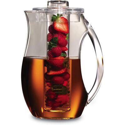Skleněný infuzní džbán Grunwerg - 2L, Ovoce, Průhledný Skleněný infuzní džbán Grunwerg - 2L, Ovoce, Průhledný