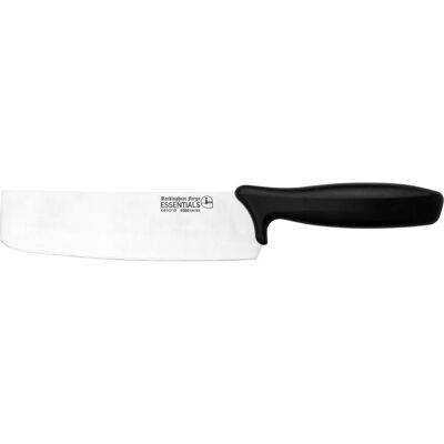 Couteau Nakiri Rio Essentials - Acier inoxydable léger - 6,5" - Poignée noire - Couteau de cuisine Couteau Nakiri Rio Essentials - Acier inoxydable léger - 6,5" - Poignée noire - Couteau de cuisine