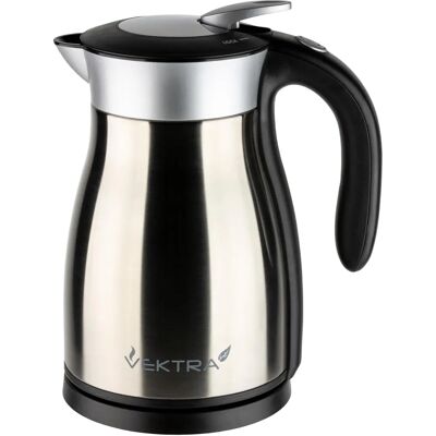 Vektra Hervidor de Acero Inoxidable Aislado al Vacío - 1,5L Enchufe UE Vektra Hervidor de Acero Inoxidable Aislado al Vacío - 1,5L Enchufe UE
