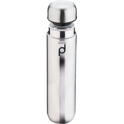Grunwerg Pioneer DrinkPod - Bouteille Isotherme en Acier Inoxydable - Conserve la Chaleur 6h, Froid 24h Grunwerg Pioneer DrinkPod - Bouteille Isotherme en Acier Inoxydable - Conserve la Chaleur 6h, Froid 24h