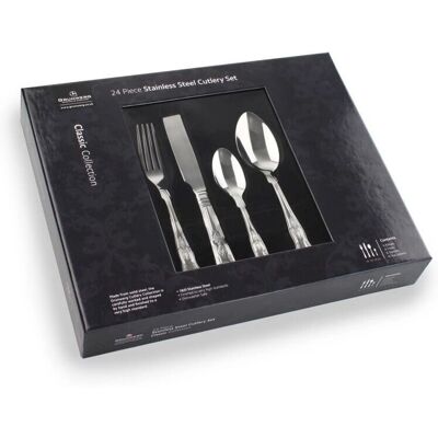 Grunwerg 24 Piece Cutlery Set - Cutlery Set Grunwerg 24 Piece Cutlery Set - Cutlery Set