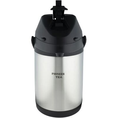 Pioneer Stainless Steel Flask - 3L Silver - Insulated for Events Pioneer Stainless Steel Flask - 3L Silver - Insulated for Events