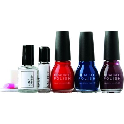 Rio Nagellack-Set - Blau, Rot, Burgund - Nagellack-Set Rio Nagellack-Set - Blau, Rot, Burgund - Nagellack-Set