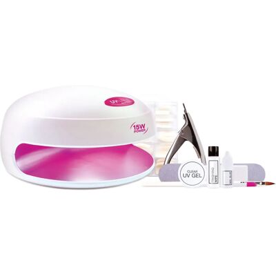 Sistema de Extensión de Uñas con Lámpara UV Blanco - Set de Extensiones Sistema de Extensión de Uñas con Lámpara UV Blanco - Set de Extensiones