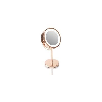 Rio Rose Gold Sminkespiegel - Oval, Frittstående, Dobbeltsidig Rio Rose Gold Sminkespiegel - Oval, Frittstående, Dobbeltsidig