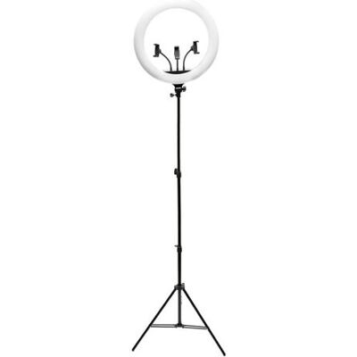 Anneau lumineux LED professionnel 18 pouces pour maquillage et vlogging - Anneau lumineux LED Anneau lumineux LED professionnel 18 pouces pour maquillage et vlogging - Anneau lumineux LED