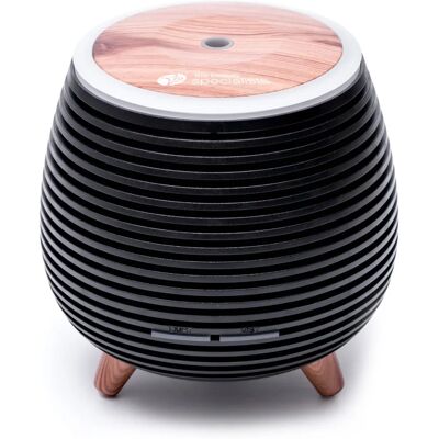 Rio Zoey Aroma Diffuser - Schwarz - Befeuchtet & Nachtlicht Rio Zoey Aroma Diffuser - Schwarz - Befeuchtet & Nachtlicht