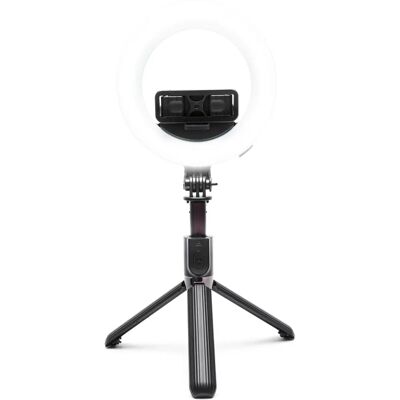 Anneau lumineux Rio GlamourGlow Pro - Vlogging, Selfies, Streaming Anneau lumineux Rio GlamourGlow Pro - Vlogging, Selfies, Streaming