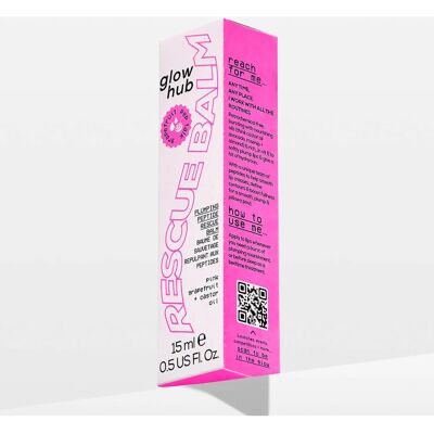 Glow Hub - Pep Talk Lip Plumping Peptide Rescue Balm - Grapefruit Glow Hub - Pep Talk Lip Plumping Peptide Rescue Balm - Grapefruit