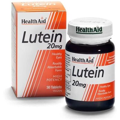HealthAid Lutein 20mg - 30 Tablets HealthAid Lutein 20mg - 30 Tablets