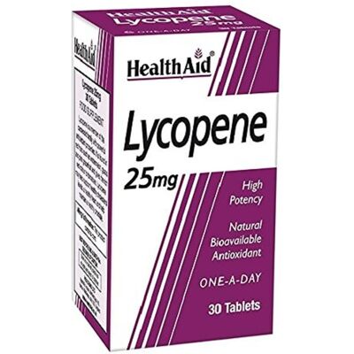 Health Aid Lycopin 25mg - 30 Tabletten - Nahrungsergänzung Health Aid Lycopin 25mg - 30 Tabletten - Nahrungsergänzung