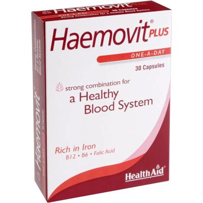 Health Aid Haemovit Plus Eisen Vit B12 Vit B6 Folsäure - Vitamine & Nahrungsergänzung Health Aid Haemovit Plus Eisen Vit B12 Vit B6 Folsäure - Vitamine & Nahrungsergänzung