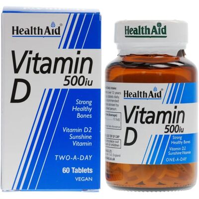 HealthAid Vitamina D 500iu Compresse - Vitamine e Integratori HealthAid Vitamina D 500iu Compresse - Vitamine e Integratori