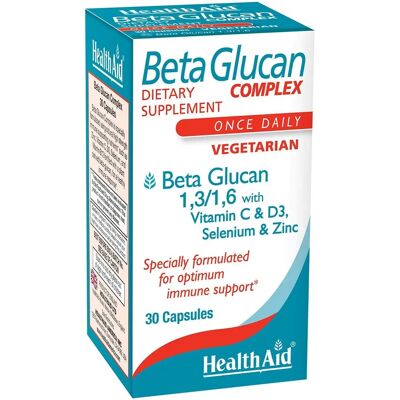 Health Aid Beta Glucan Komplex - 30 Kapseln Health Aid Beta Glucan Komplex - 30 Kapseln