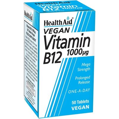 Healthaid Βιταμίνη B12 (Κυανοκοβαλαμίνη) 1000µg Δισκία (50 τμχ) Healthaid Βιταμίνη B12 (Κυανοκοβαλαμίνη) 1000µg Δισκία (50 τμχ)