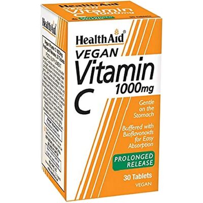 Health Aid Vitamin C 1000mg - Prolonged Release, 30 Tablets Health Aid Vitamin C 1000mg - Prolonged Release, 30 Tablets