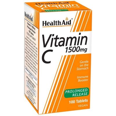 Health Aid Vitamin C 1500mg - Prolonged Release - Vitamin C Tablets Health Aid Vitamin C 1500mg - Prolonged Release - Vitamin C Tablets