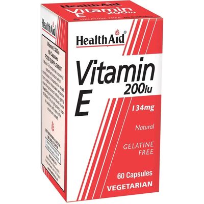 Health Aid Vitamin E 200iu Natürliche Vegicaps - Vitamine & Nahrungsergänzung Health Aid Vitamin E 200iu Natürliche Vegicaps - Vitamine & Nahrungsergänzung
