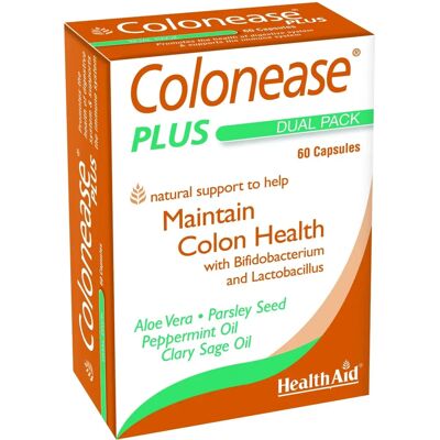 HealthAid Colonease Plus - Digestive Support - 60 Capsules HealthAid Colonease Plus - Digestive Support - 60 Capsules