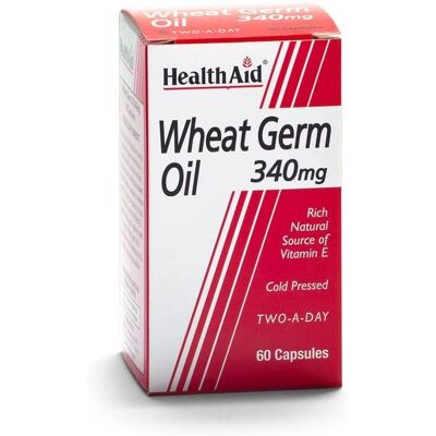 Health Aid Wheat Germ Oil 340mg Capsules - Heart Support Health Aid Wheat Germ Oil 340mg Capsules - Heart Support