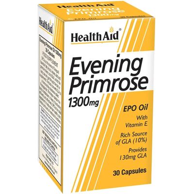 Healthaid Evening Primrose Oil 1300mg Capsules (30 pcs) Healthaid Evening Primrose Oil 1300mg Capsules (30 pcs)