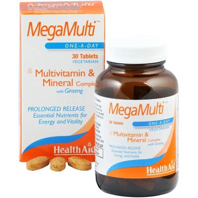 Healthaid Mega-Multi (mit Ginseng) Tabletten (30 Stk.) Healthaid Mega-Multi (mit Ginseng) Tabletten (30 Stk.)