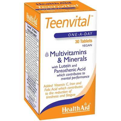 HealthAid Teenvital - Vitamins & Minerals for Teens HealthAid Teenvital - Vitamins & Minerals for Teens