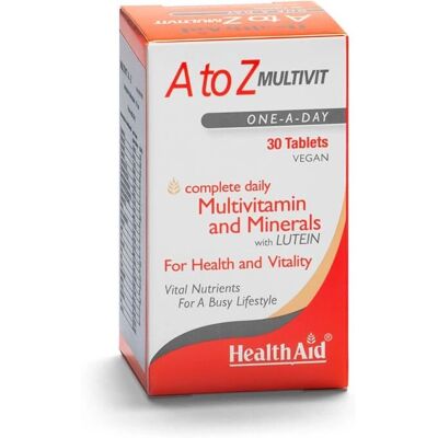 Healthaid A έως Z Πολυβιταμίνες (30 τεμ.) Healthaid A έως Z Πολυβιταμίνες (30 τεμ.)
