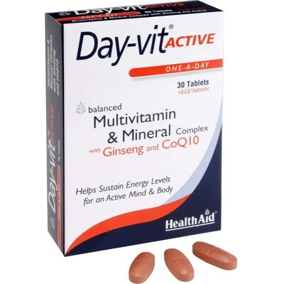 HealthAid Day-Vit Active Ginseng CoQ10 - Multivitamins HealthAid Day-Vit Active Ginseng CoQ10 - Multivitamins