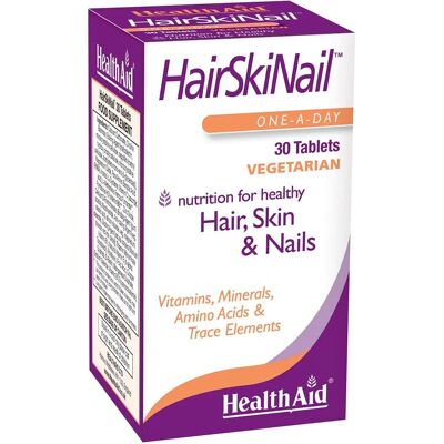 HealthAid HairSkiNail - Συμπλήρωμα βιταμινών για μαλλιά, δέρμα και νύχια HealthAid HairSkiNail - Συμπλήρωμα βιταμινών για μαλλιά, δέρμα και νύχια
