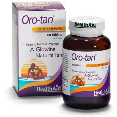 Health Aid OroTan Sonnenbräunungstabletten - Vitamin-, Mineral-, Carotinoid-Unterstützung Health Aid OroTan Sonnenbräunungstabletten - Vitamin-, Mineral-, Carotinoid-Unterstützung