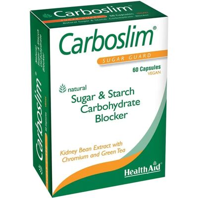 Health Aid Carboslim Phase 2 - Kidney Bean Extract, Green Tea & Chromium - 60 Caps Health Aid Carboslim Phase 2 - Kidney Bean Extract, Green Tea & Chromium - 60 Caps