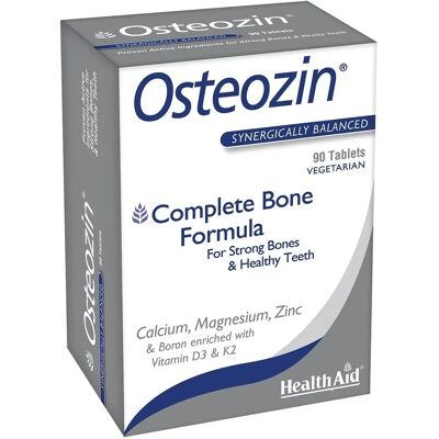 HealthAid Osteozin - Calcium Magnesium Zink Vitamin D3 K2 - 90 Tabletten HealthAid Osteozin - Calcium Magnesium Zink Vitamin D3 K2 - 90 Tabletten