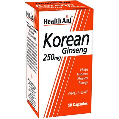 Healthaid Ginseng Coreano 250mg (50 pcs) Healthaid Ginseng Coreano 250mg (50 pcs)