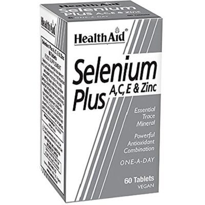 Health Aid Selenium Plus Vitamins A, C, E & Zinc - Vitamins and Supplements Health Aid Selenium Plus Vitamins A, C, E & Zinc - Vitamins and Supplements