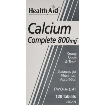HealthAid Calcium Complete - 800mg - 120 Tablets HealthAid Calcium Complete - 800mg - 120 Tablets