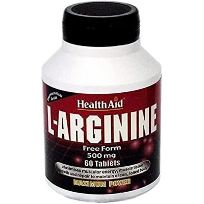 Health Aid L-Arginin 500mg Tabletten - Nahrungsergänzung Health Aid L-Arginin 500mg Tabletten - Nahrungsergänzung