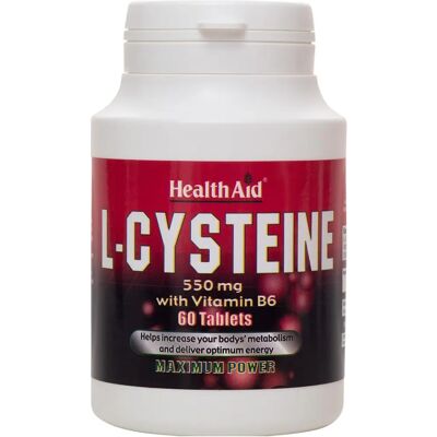 Health Aid L-Cystein 550mg Tabletten - Nahrungsergänzung Health Aid L-Cystein 550mg Tabletten - Nahrungsergänzung