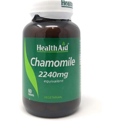 Health Aid HealthAid Chamomile 2240mg - 60 Tablets Health Aid HealthAid Chamomile 2240mg - 60 Tablets