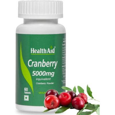 Healthaid Arándano 5000mg (60 tabletas) Healthaid Arándano 5000mg (60 tabletas)