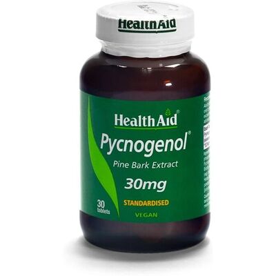 Health Aid Pycnogenol 30 mg Wild Herb Extract - Nahrungsergänzung Health Aid Pycnogenol 30 mg Wild Herb Extract - Nahrungsergänzung
