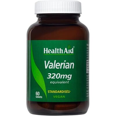 HealthAid Valeriana 60 Tabletten - Schlaf und Entspannung HealthAid Valeriana 60 Tabletten - Schlaf und Entspannung