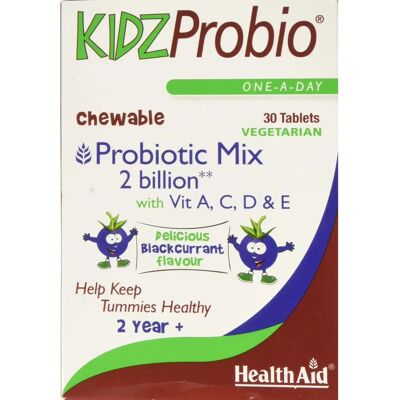 Health Aid KidzProbio 2000 Miliardi di Vitamine - Probiótici e Vitamine per Bambini Health Aid KidzProbio 2000 Miliardi di Vitamine - Probiótici e Vitamine per Bambini