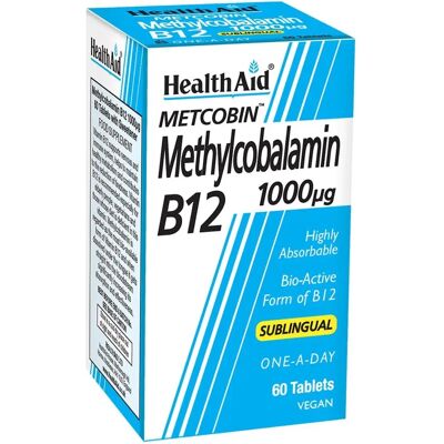 Health Aid Methylcobalamin 1000mcg Δισκία - Συμπλήρωμα Β12 Health Aid Methylcobalamin 1000mcg Δισκία - Συμπλήρωμα Β12