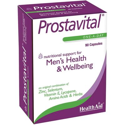 Health Aid Prostavital - Zink, Selen, Vitamin E, Lycopin, Vitamin C, B6 - Nahrungsergänzung Health Aid Prostavital - Zink, Selen, Vitamin E, Lycopin, Vitamin C, B6 - Nahrungsergänzung