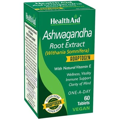 HealthAid Ashwagandha Wurzelextrakt Tabletten - Naturheilmittel HealthAid Ashwagandha Wurzelextrakt Tabletten - Naturheilmittel