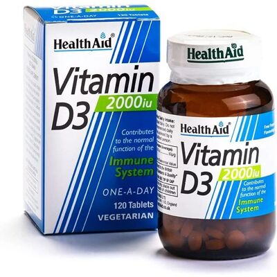Health Aid Vitamin D3 2000iu Tablets - Vitamins and Supplements Health Aid Vitamin D3 2000iu Tablets - Vitamins and Supplements