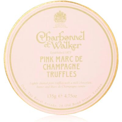 Charbonnel et Walker Pink Marc De Champagne Truffle - Champagne, Milk Chocolate, 135g Charbonnel et Walker Pink Marc De Champagne Truffle - Champagne, Milk Chocolate, 135g