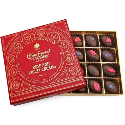 Charbonnel et Walker Heritage Collection Rose and Violet Creams - Confectionery Charbonnel et Walker Heritage Collection Rose and Violet Creams - Confectionery